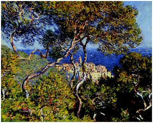 La città di Bordighera vista da Monet